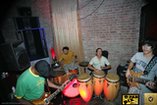 Beating drums at Lotus Downtown