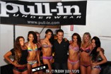 The models of Pull-In Underwear with SOHO Mixed Media Bar owner Daniel Gray