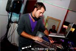 DJ spins the tracks at SOHO Mixed Media Bar