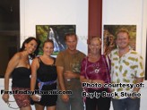 Bayly Buck with featured First Friday Hawaii artists